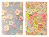 A6 Floral Diary With Hoop & Loop Closure | 160 Single Ruled Pages | Compact 14Cm X 10Cm Notebook For Writing & Journaling