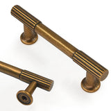 Asidrama 30 Pack 3 Inch(76mm) Antique Brass Cabinet pulls Kitchen Cabinet Handles, Cabinet Pulls Kitchen Cabinet Hardware for Cu