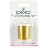 DMC Metallic Embroidery Thread 43.7 yardsGold