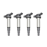 Replacement Ignition Coil Pack Set of 4 - Compatible with Toyota, Lexus, Scion - 1.8L L4 Corolla, Matrix, Prius, V, Plug-In, Vib