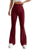Toplot Women'S Flare Leg Bell Bottom Pants Trouser (Pant-5159-Maroon-36),Maroon,36,B0CVN3ZV4Y