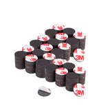 Towjug Round Magnets with Adhesive Backing, 180 Pieces 3M Magnetic Dots (Diameter 0.8 x 0.08 ) Anisotropy Flexible Sticky Circ