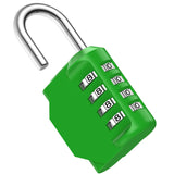Puroma Combination Lock 4 Digit Waterproof Locker Locks Secure Outdoor Padlock for Gym Lockers, Toolboxes, Gates, Fences, Storag
