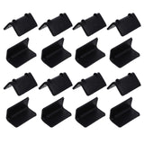 100 Pcs Black Plastic Corner Protectors for Boxes 2.16 X 1.18 Inch Reduces Shipping Damage Ideal for Straps and Pallets