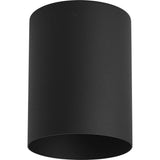 Progress Lighting P5774-31/30K 5in Cylinder Modern Outdoor Wall Lantern Light, 6-1/2 Inch Tall, Black (LED)