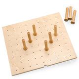 Rev-A-Shelf Trimmable Pegboard Drawer Divider Organizer, Trim to Fit Wooden Kitchen Cabinet Storage Utensil, Pots & Dish Rack, 3