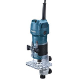 Makita 3709 1/4 Fixed Base Laminate Trimmer Teal
