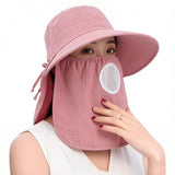 Ahamo Unisex Sun Hat With Detachable Neck Flap, Uv Protection Summer Cap For Women & Men, Lightweight Breathable Hat For Gardeni