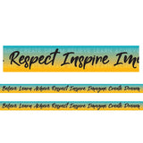 Borders/Trims, Magnetic, Rectangle Cut - 1-1/2 x 24, Motivational Words Theme, 24 per Pack, 2 Packs