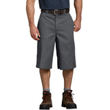 Dickies Mens 15 Inch Inseam Work Short Relaxed Fit Utility Shorts, Durable Lightweight Fabric for Construction & Shop, Charco