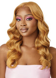 Outre Airtied 100% Fully Hand-Tied Wig - Human Hair Blend - Natural Body Wave 22 (DR2/CREAMY TOFFEE)