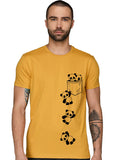 Adro Men'S Graphic Printed T-Shirt (Rnr-M-Poc-Mu_Mustard_S)