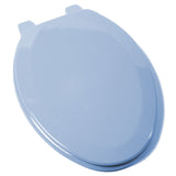 Bath D cor 1F1E5-45 Premium Molded Wood Elongated Toilet Seat with Adjustable Hinge & OSG, Regency Blue