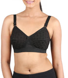 Trylo Women'S Cotton Non-Padded Wire Free Full-Coverage Bra (Krutikachikan-137_Black_44G_Black_44G),Black,44,B00R8FZTEC