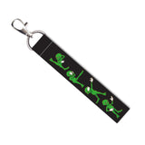 Isee 360 Dancing Alien Lanyard Tag With Swivel Lobster For Gift Luggage Bags Backpack Laptop Bags L X H 5 X 0.8 Inch