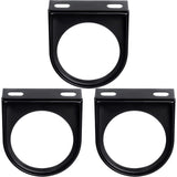 Frienda 3 Pieces 2 Inch Single Gauge Mounting Panel Black Single Gauge Mounting Bracket Pod Single Hole Meter Gauge Pillar Mount