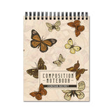 Vprint Butterfly Texture Spiral Wiro Unruled Blank Pages Notebook Diary Journal Drawing Book Potrait A4 (Size 8X11)