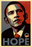 Pop Culture Graphics Barack Obama FAIREY (Hope) Rare Campaign Poster 24 x 36
