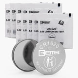 EEMB 10 Pack CR1620 Battery 3V Lithium Battery Button Coin Cell Batteries 1620 Battery ECR1620, DL1620 for Watch, Key Fob, Calcu