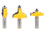 YONICO Router Bits Set Picture Frame 3 Bit 1/2Inch Shank 18322