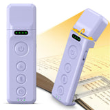 Glocusent Book Lights for Reading at Night, Rechargeable Reading Light with Sleep Aid & Timer, 5 Brightness & 3-Color Book Lamp