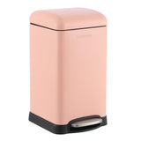 happimess HPM1012G Betty Retro Mini 3.2-Gallon Step-Open Trash Can, Fingerprint Resistant, Modern, Minimalistic for Home, Kitche