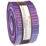 Robert Kaufman RU43740 Strips Kona Cotton, Lavender Fields, 40 Piece, 21/2Inch , Purple