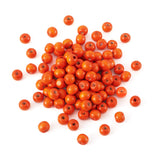Craftdady 200Pcs Natural Round Wood Beads 10mm Orange Wooden Ball Spacer Beads for Jewelry Making