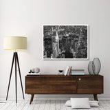 Aerial View Of Manhattan, Nyc-Paper Art-50,,X38,,