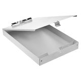Amazon Basics Aluminum Storage Clipboard - 14 x 9, Two-Tier, Standard Clip, 8-Pack, Silver