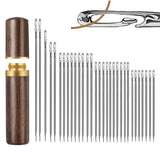 Gadget Deals 30Pcs Self Threading Needles | Needle Set For Hand Sewing | Needle Set Kit | Sewing Needle Use For Embroidery |Qu