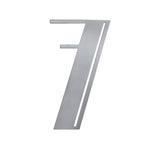 NACH Floating House Numbers, 6 inch Stainless Steel House Numbers for Outside - Number 7, Mid Century House Numbers with Mountin