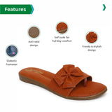 Ortho Joy Fancy Doctor Slipper For Women | Comfortable Stylish & Fashionable Footwear For Women,Tan,6,B0BHJ6GG5J
