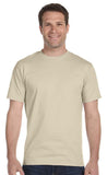 Hanes Mens TAGLESS ComfortSoft Crewneck TShirt, Sand, 3XL