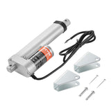 VEVOR Linear Actuator 12V, 4 Inch High Load 330lbs/1500N Linear Actuator, 0.19/s Linear Motion Actuator with Mounting Bracket an