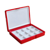 ZOOMELLA Empty Watercolor Palette Box Paint Palette Box for Painters Artists Students A 12grids