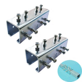 NAYDMHN 2 Pcs Strut Channel Connector Extend Bracket, 5.7 Length Steel Strut Connector Bracket Splice Joiner, Stable Connection