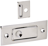 Deltana PDB42 31/16 Solid Brass Pocket Door Jamb Bolt Polished Chrome