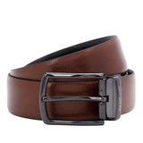Da Milano Reversible Leather Belt For Men Black & Brown (Size 85 Cm) (3233D35ROl)