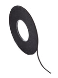 Chartpak Graphic Art Tape, 1/16 W x 648 L Inches, Black Crepe, 1 Roll (BGCP6201)