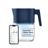 LARQ Pitcher PureVis 1.9L/ 8-Cup | Self-Cleaning UV Water Filter Pitcher for Tap and Drinking Water | Removes Chlorine, PFAS, PF