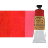 Charvin Extra Fine Professional Ruby Red Artist Oil Paint 60 ml - Triple-Milled for Smoothness, Rich Texture, Poppy Oil-Based, L