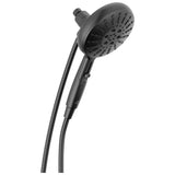DELTA FAUCET faucet 7Spray SureDock Magnetic Shower Head with Handheld Spray, Black Shower Head with Hose, Showerheads & Handh