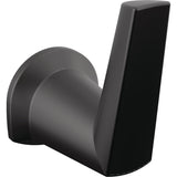 DELTA FAUCET Rubber Limited 77235BL Galeon Single Towel Hook Bath Hardware Accessory in Matte Black