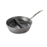 Nordic Ware 2in1 Divided Sauce Pan, Silver