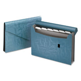 Pendaflex 01158 Expanding Files, 7 Pockets, 13-1/2-Inch x9-1/16-Inch, Blue