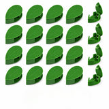 Imagineville Plant Climbing Wall Clips, SelfAdhesive LeafShaped Vine Fixer Hooks With Hinged Closure For Supporting Creepers,