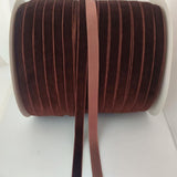 10 Yards 3/8(10mm) Velvet Ribbon for Wedding Christmas Gift Box Wrapping Bow Making Bouquet Wrap DIY Craft Decor (Coffee, 3/8