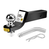 BIG RED ATRLY2003R-1 Trailer Hitch Mount and Ball: 2 Inch Ball/Reciever Compatible, 6,000 lb. Capacity