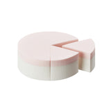 Piccasso Latex Round Makeup Sponges 6P - Hydrophilic Foundation Sponges for Makeup, Dewy & Matte Finish, Triangular Face Sponges